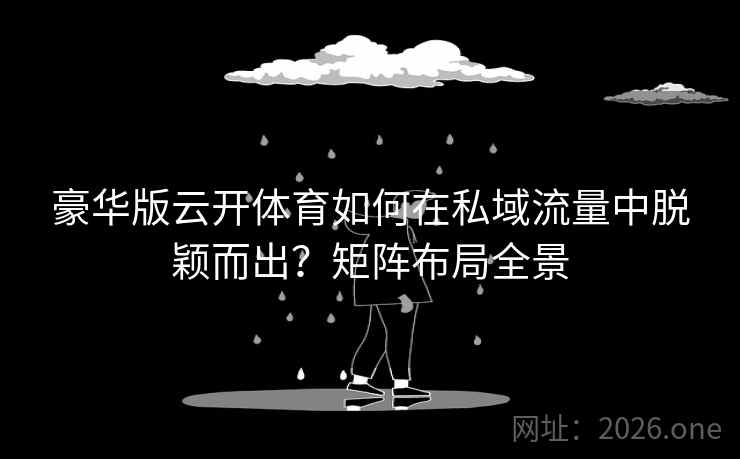豪华版云开体育如何在私域流量中脱颖而出？矩阵布局全景