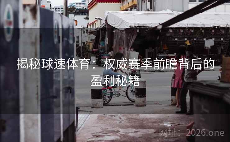 揭秘球速体育：权威赛季前瞻背后的盈利秘籍  第2张