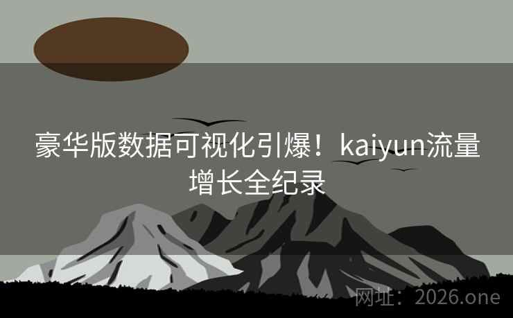 豪华版数据可视化引爆！kaiyun流量增长全纪录  第1张