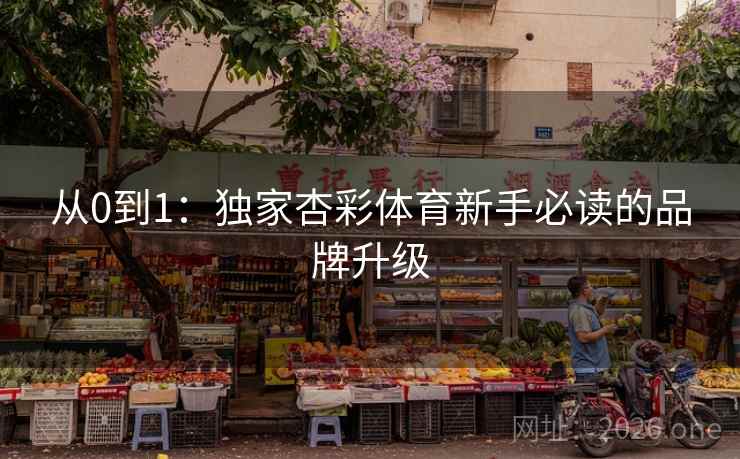 从0到1：独家杏彩体育新手必读的品牌升级