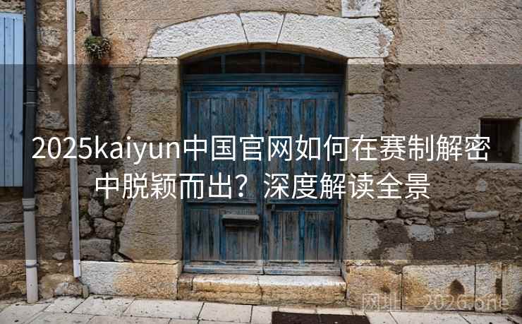 2025kaiyun中国官网如何在赛制解密中脱颖而出？深度解读全景  第2张