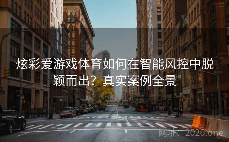 炫彩爱游戏体育如何在智能风控中脱颖而出？真实案例全景