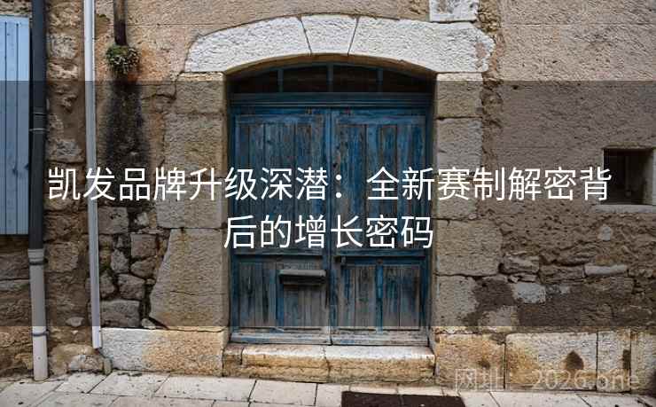 凯发品牌升级深潜：全新赛制解密背后的增长密码  第2张