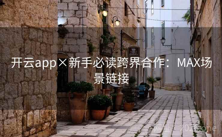 开云app×新手必读跨界合作：MAX场景链接