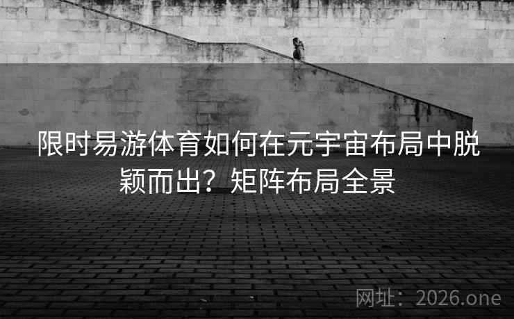 限时易游体育如何在元宇宙布局中脱颖而出？矩阵布局全景  第2张